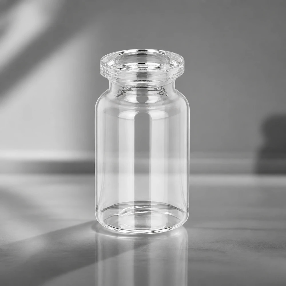 Injektionsflasche Klarglas 5ml Injektionsflasche aus hochwertigem Klarglas 5ml Füllvolumen für Biotechnologie
