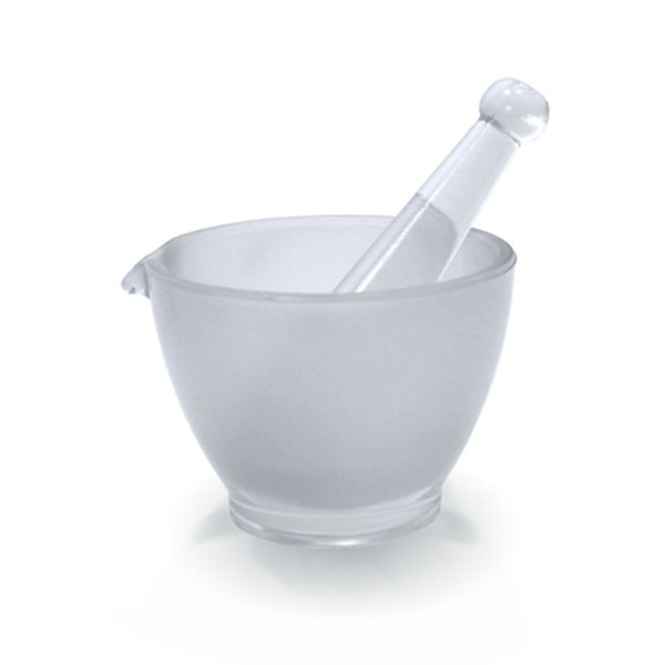 Mörser & Pistill  ø100mm, raue Oberfläche