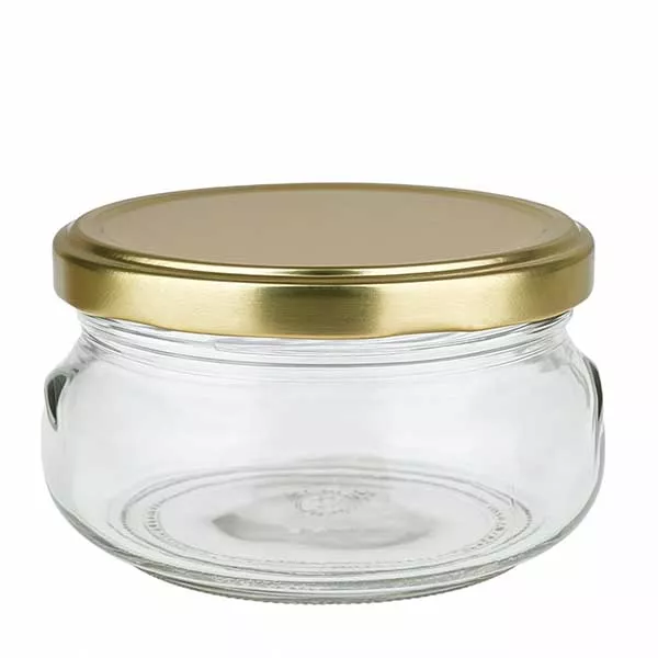 120ml Terrinenglas mit BasicSeal Deckel gold UNiTWIST 120ml Terrinenglas mit BasicSeal Deckel gold UNiTWIST