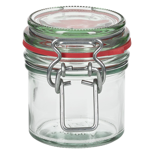 135ml Vorratsglas mit Gummiring und Bügelverschluss UNiTWIST