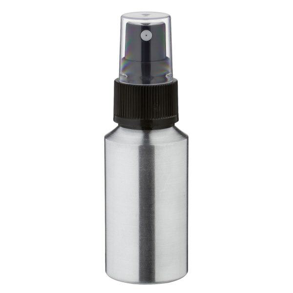 30ml geschliffene Aluflasche mit Zerstäuber 30ml geschliffene Aluflasche mit Zerstäuber