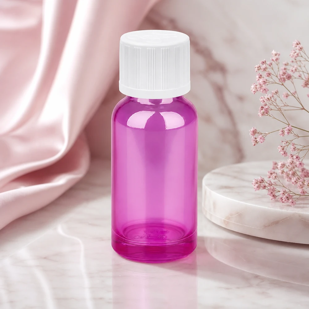 20ml Tropfflasche 1.2mm weiß Standard Kindersicher PurpleLine.UT18/20 20ml Tropfflasche in strahlendem Lila mit ergonomischem Design für einfache Handhabung