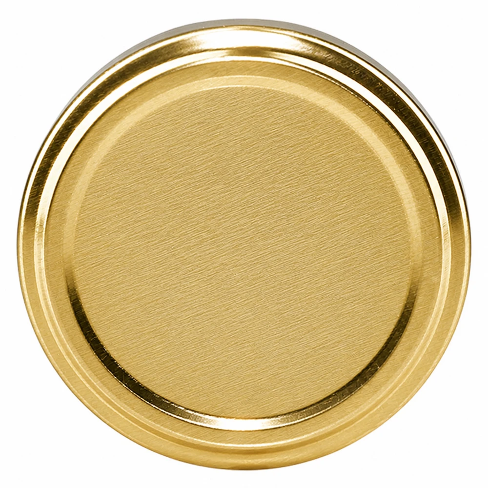 UNiTWIST TO82 gold, BioSeal, BPA-NI, unitemp UNiTWIST TO82 Einmachdeckel gold rund unitemp BPA-NI für Konserven und Vorratsgläser