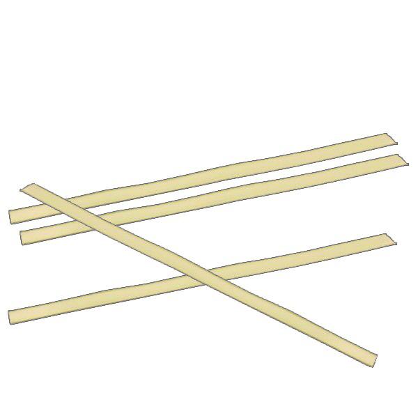 Clipbandverschluss flach gold (100er Pack) 100mm