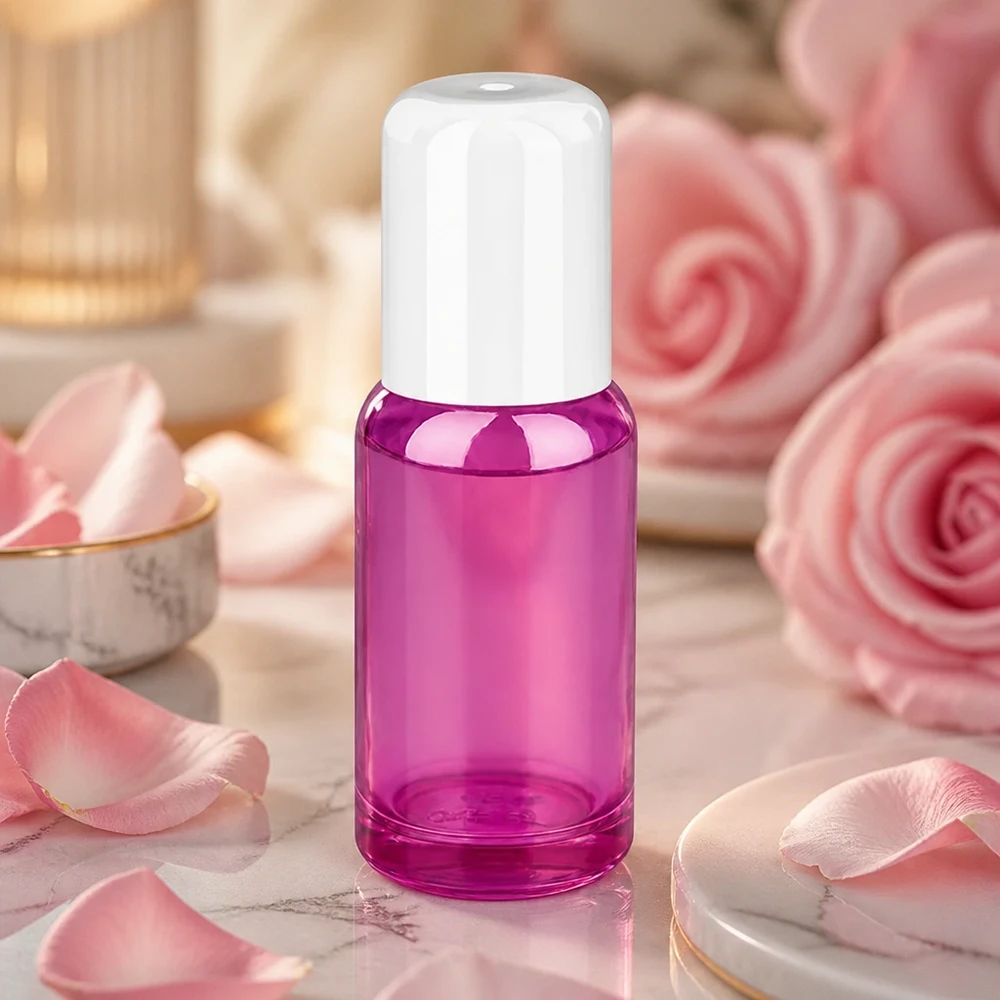 20ml Roll-On Flasche weiss Standard PurpleLine UT18/20 Elegante purpurfarbene 20ml Roll-On Flasche perfekt für selbstgemachte Parfums