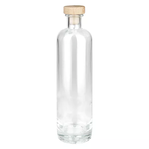 500ml Glasflasche "Ella" mit Holzgriff-Korken UNiTWIST 500ml Glasflasche "Ella" mit Holzgriff-Korken UNiTWIST