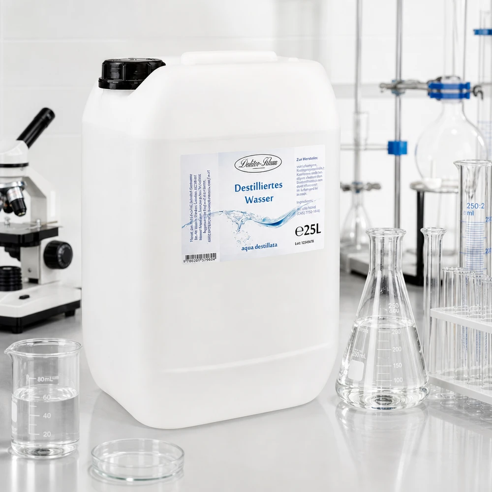 Destilliertes Wasser 25L Doktor-Klaus 25L destilliertes Wasser Doktor-Klaus ideal für Batteriepflege Bügeleisen und Dampfreiniger