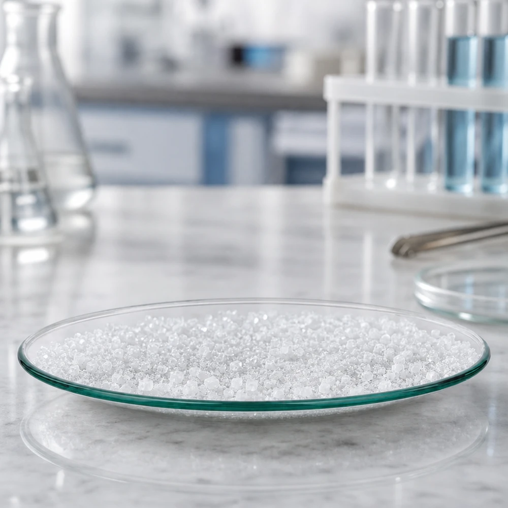 Kristallklare Uhrglasschale ideal zum Verdampfen und Kristallisieren von Substanzen im Labor