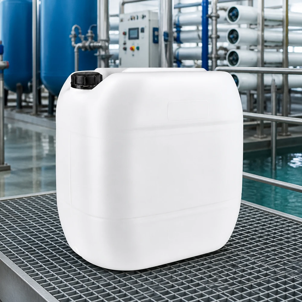 Kanister 30 Liter mit Schraubverschluss Originalitätsverschluss Lebensmittelechter Kunststoffkanister 30L mit OV-Verschluss für Transport und Lagerung