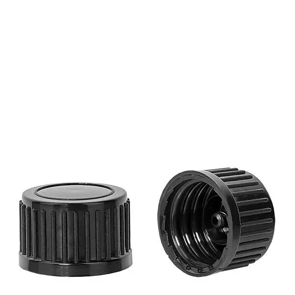 Schraubverschluss schwarz 18mm Standard Schraubverschluss schwarz 18mm Standard