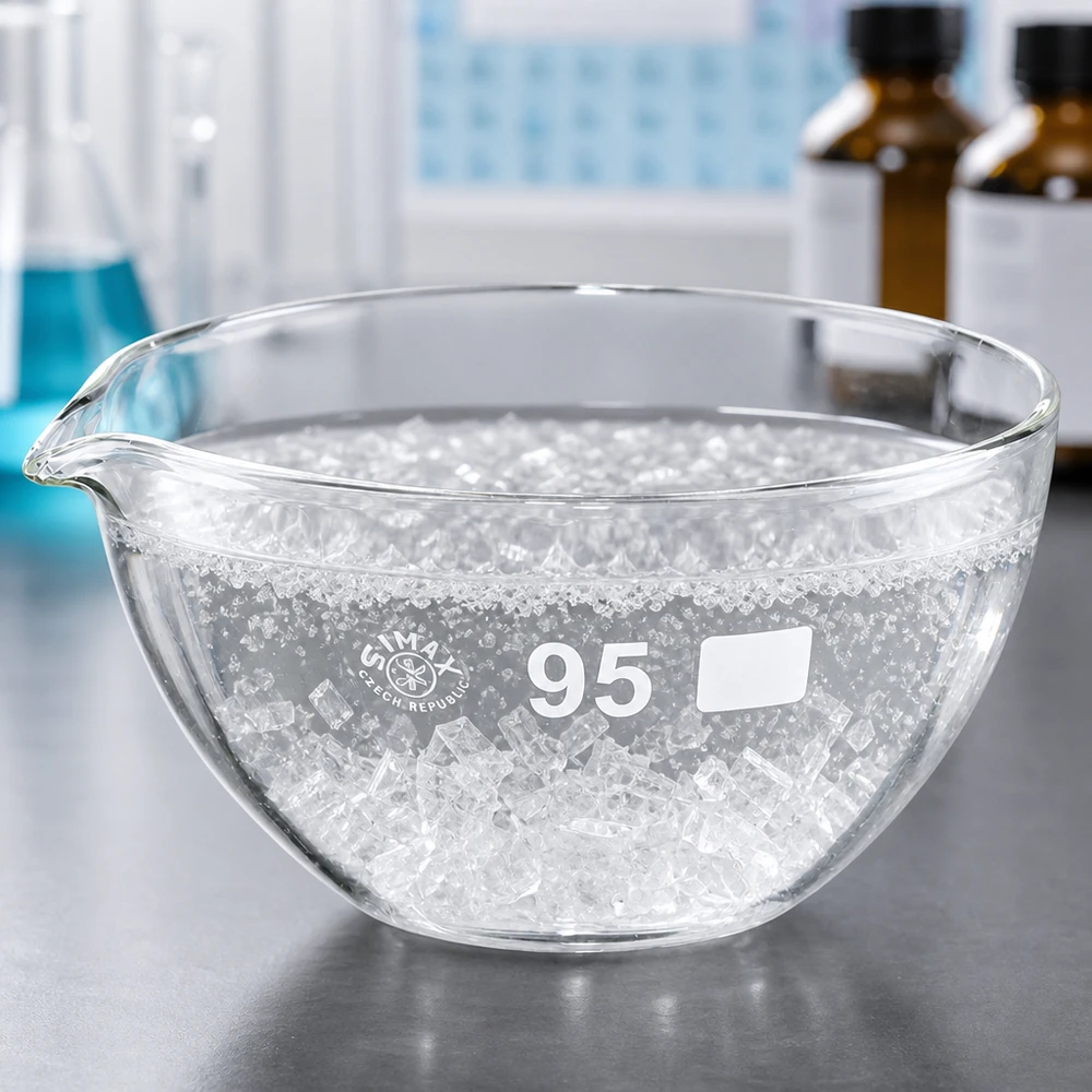 Chemieresistente Abdampfschale 9,5cm Durchmesser für analytische Anwendungen