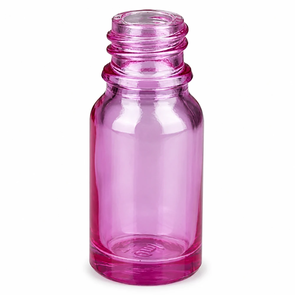 10ml Nasensprayflasche weiß/transparent Standard PurpleLine. UT18/10 10ml Pharmaflasche violett transparent ideal für selbstgemachte Nasensprays