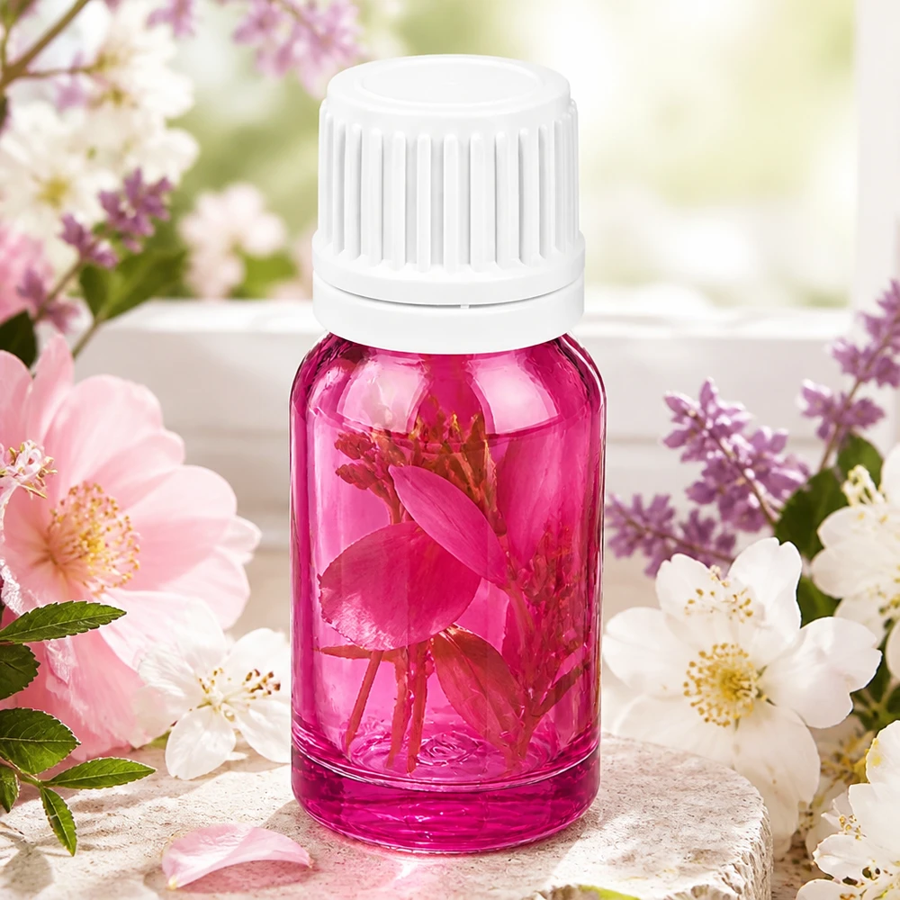 10ml Flasche 11mm Schraubverschluss weiss Originalität Schraubverschlusserschluss PurpleLine UT18/10 Elegante violette 10ml Glasflasche mit matter weißer Kappe für stilvolle Produktpräsentation