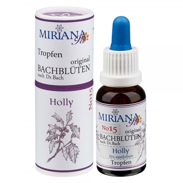 15 Holly, 20ml Stockbottle, MirianaPet 15 Holly, 20ml Stockbottle, MirianaPet