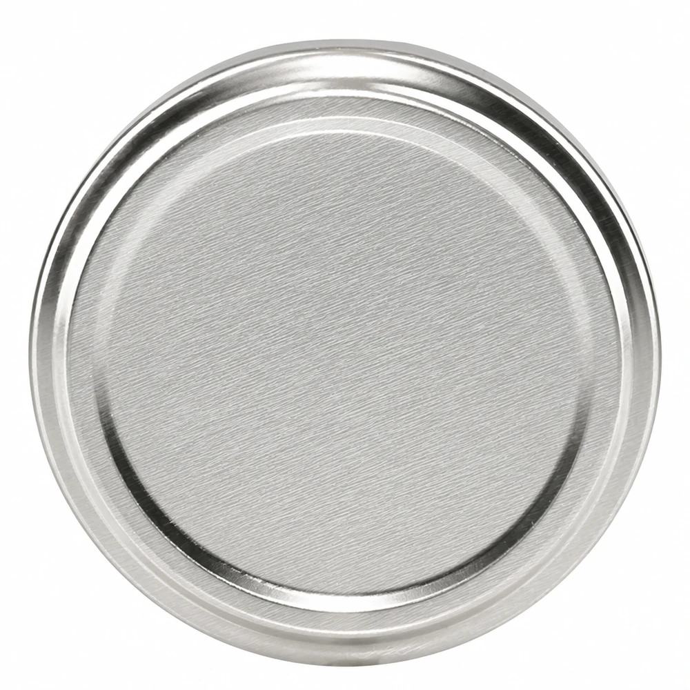 66mm BasicSeal Deckel silber (TO66) UNiTWIST Runder BasicSeal Twist-Off Deckel 66mm silber UNiTWIST Einweckdeckel