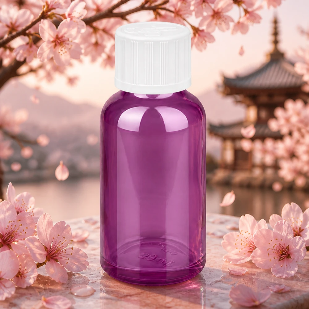 30ml Tropfflasche 1.2mm weiß Standard Kindersicher PurpleLine.UT18/30 30ml Violettflasche mit weißem Schraubdeckel und kontrollierter Tropfabgabe 1.2mm