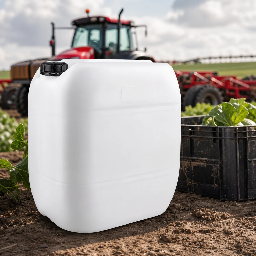 Kanister 30 Liter mit Schraubverschluss Originalitätsverschluss Lebensmittelechter Kunststoffkanister 30L mit OV-Verschluss für Agrarbetriebe und Landwirtschaft