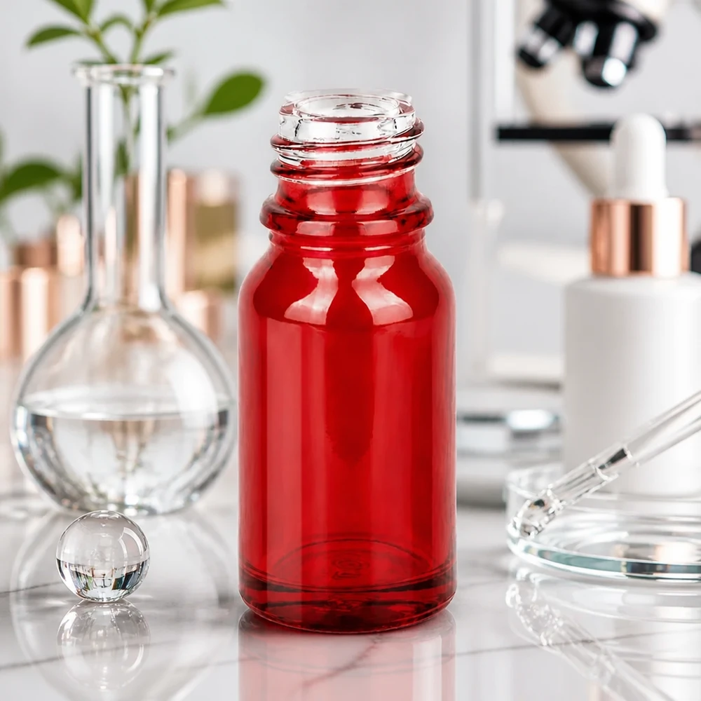 Professionelle 10ml RedLine Flasche mit präzisem UT18/10 Gewinde für sterile Laboranwendungen