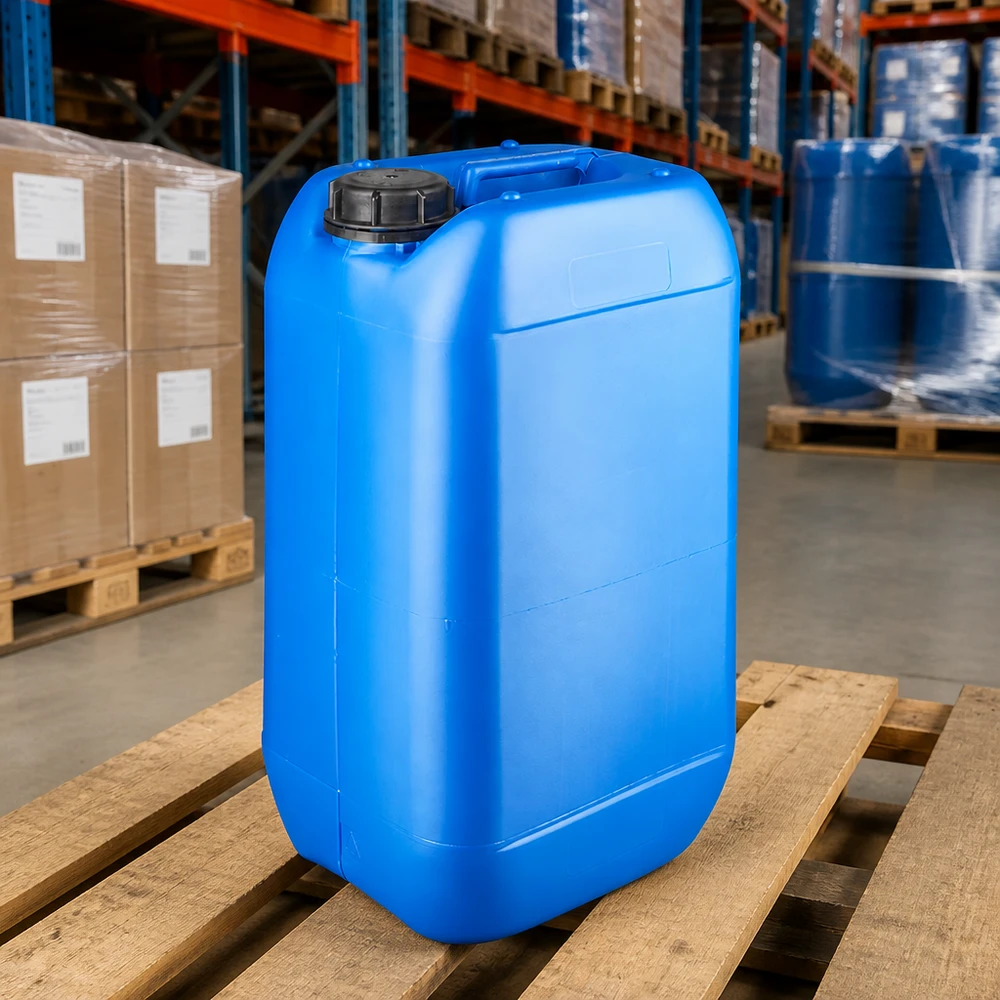 Kanister 15 Liter blau mit Schraubverschluss Originalitätsverschluss Leerer blauer Flüssigkeitskanister 15L mit Originalverschluss zur sicheren Chemikalienlagerung
