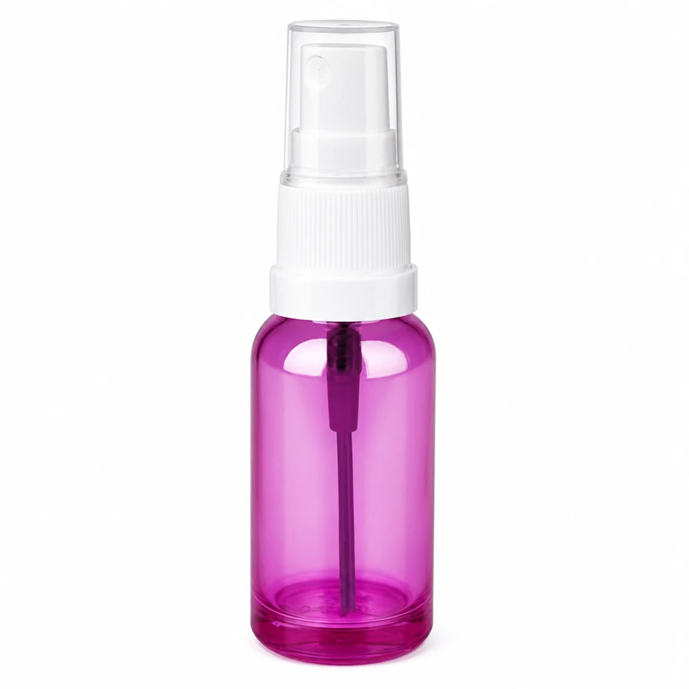 20ml Sprayflasche weiss/transparent Standard PurpleLine UT18/20 Kompakte 20ml Sprühflasche aus durchsichtigem Material perfekt für DIY-Kosmetik und Seren