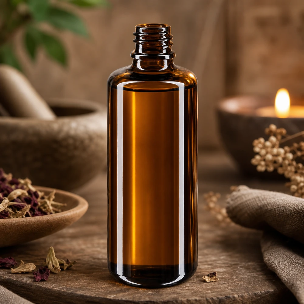 Violettglas Flasche 100ml DIN 18 (Mironglas) Praktische 100ml Tropfflasche Orion aus Miron Violettglas für einfache Aufbewahrung und Transport