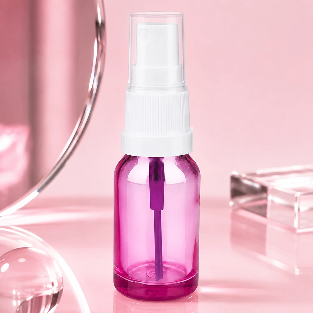 10ml Sprayflasche weiss/transparent Standard PurpleLine UT18/10 Praktische 10ml Sprühflasche mit ergonomischem weißen Pumpkopf für einfache Handhabung