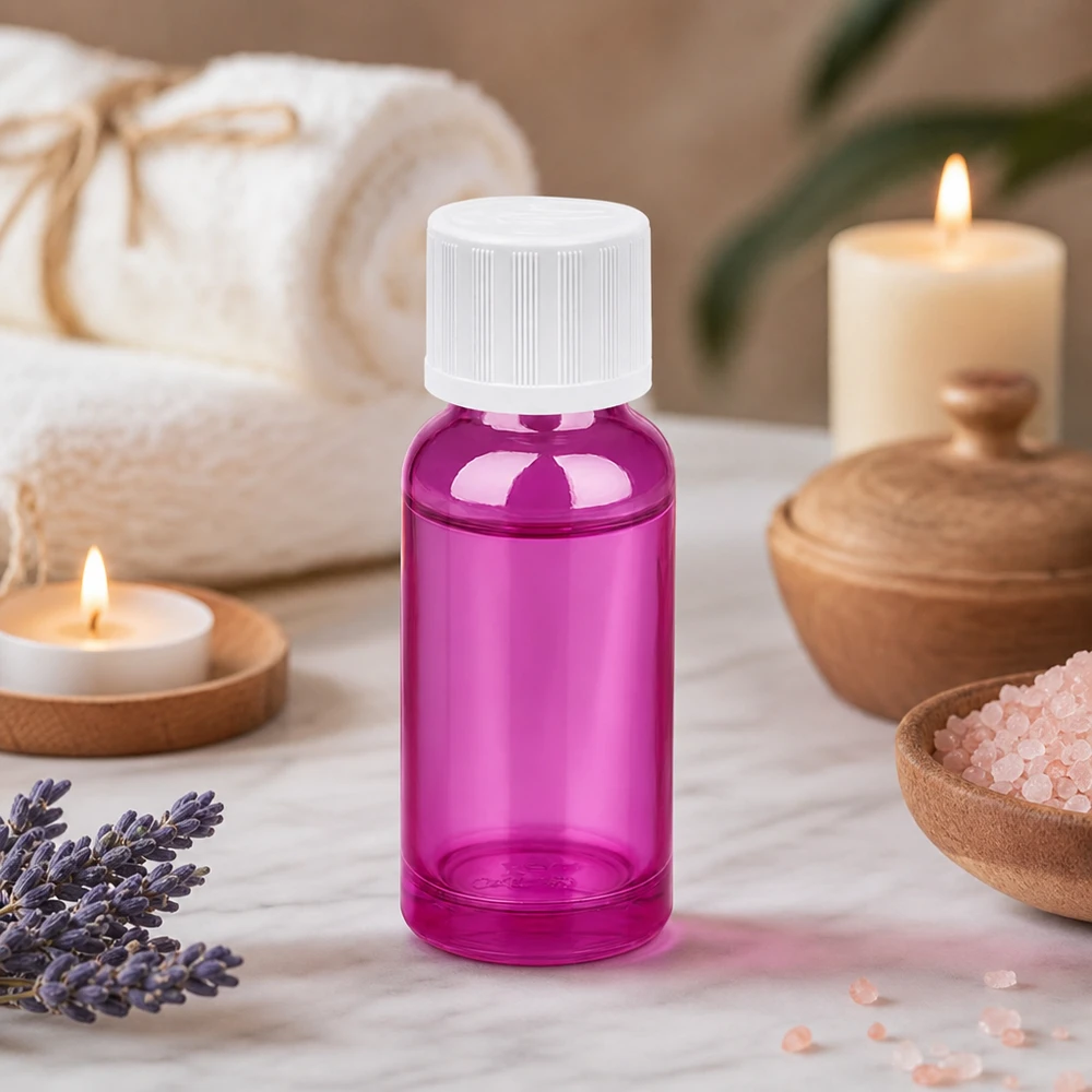 20ml Tropfflasche 1.2mm weiß Standard Kindersicher PurpleLine.UT18/20 Professionelle Tropfflasche 20ml violett mit 1,2mm Öffnung für pharmazeutische Präzisionsdosierung