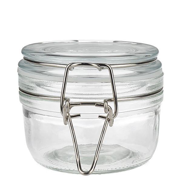 200ml Vorratsglas mit Silikonring und Bügelverschluss UNiTWIST Kompaktes 200ml Aufbewahrungsglas mit Deckel perfekt für kleine Portionen und Reste