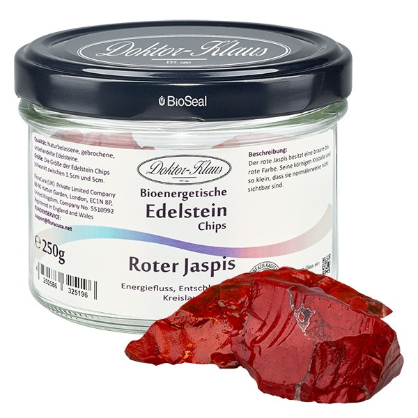 Roter Jaspis Natur Edelsteine Doktor-Klaus noWaste