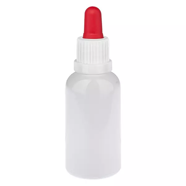 30ml Pipettenflasche weiß/rot Originalitätsverschluss WhiteLine UT18/30 30ml Pipettenflasche weiß/rot Originalitätsverschluss WhiteLine UT18/30