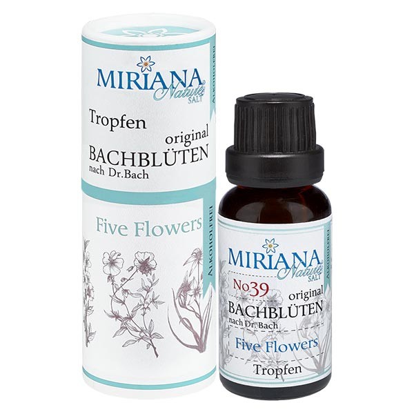 39 Five Flowers Remedy 20ml Essenz (Ohne Alkohol) 39 Five Flowers Remedy 20ml Essenz (Ohne Alkohol)