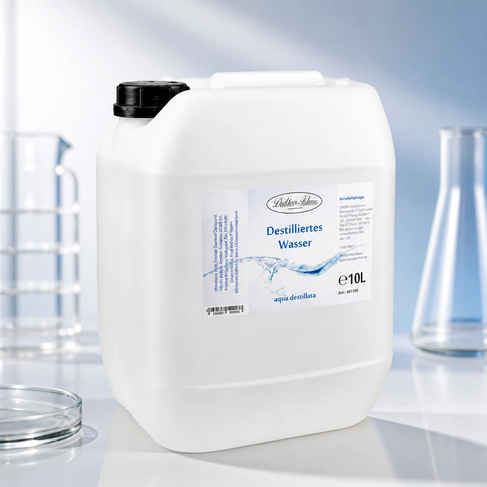Destilliertes Wasser 10L Doktor-Klaus Destilliertes Wasser Kanister 10L Doktor-Klaus für Laborgeräte und wissenschaftliche Zwecke