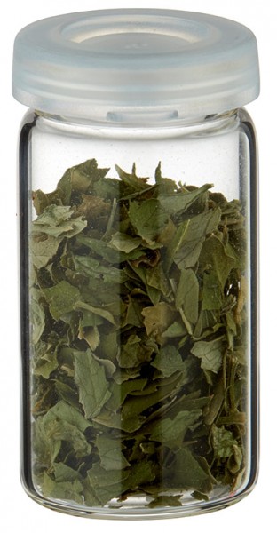 Gewürzglas Idee: 5ml Tablettenglas (Rollrandglas) Klarglas