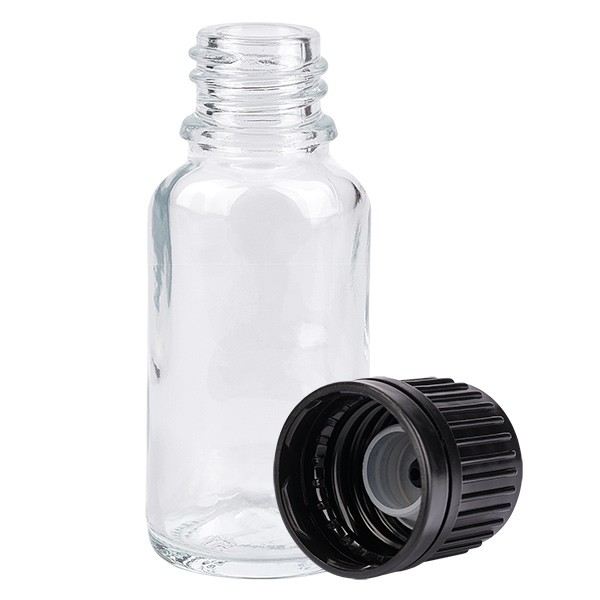 20ml (Globul)Flasche 3mm GR s. STD ClearL. UT18/20