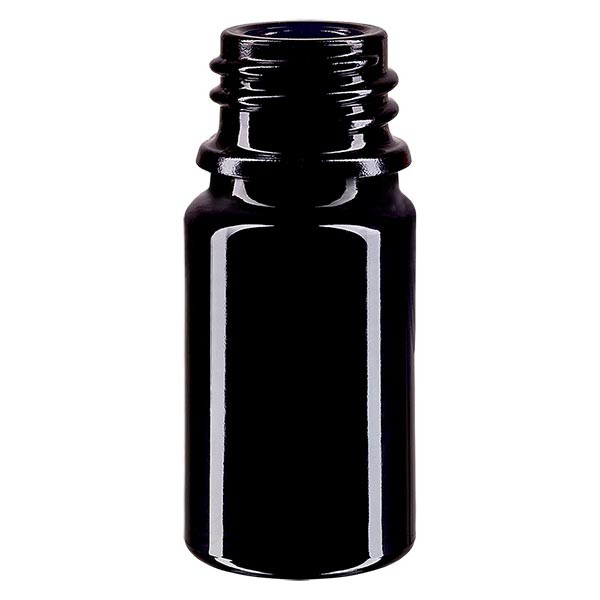 Violettglas Flasche 5ml DIN 18 (Mironglas)