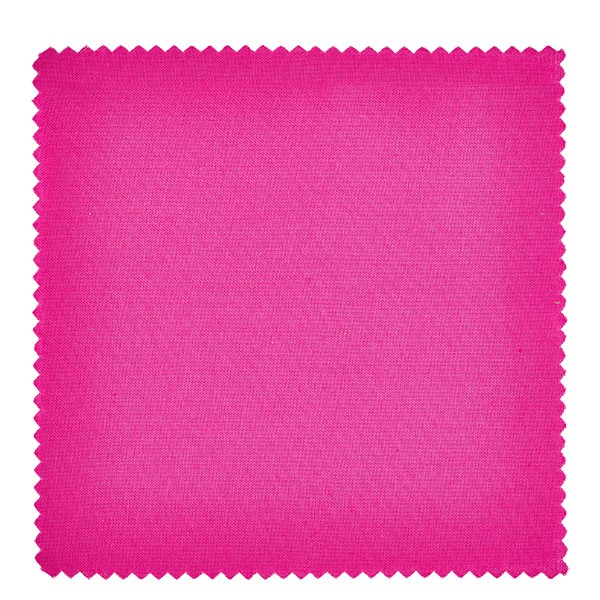 Stoffdeckchen pink 120x120mm eckig