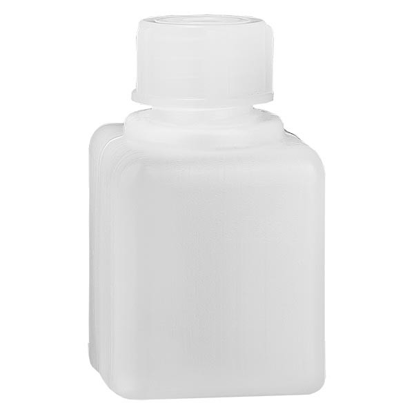 Chemikalienflasche 20ml, Enghals aus PE-HD, naturfarbig, inkl. Verschluss GL 18