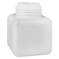 Chemikalienflasche 500ml, Weithals aus PE-HD, naturfarbig, GL 65
