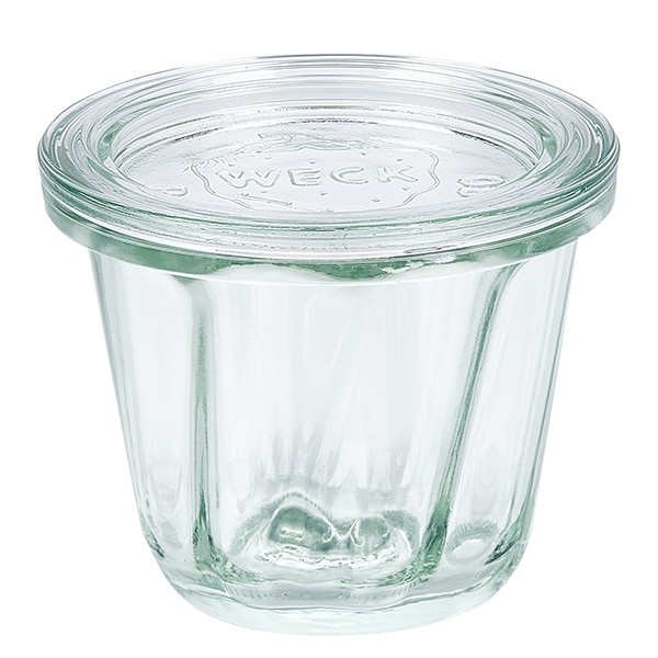 80ml Gugelhupfglas mit Glasdeckel WECK RR60