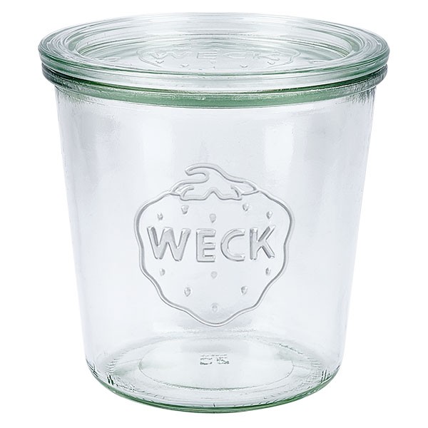 WECK-Sturzglas 580ml (1/2 Liter) mit Deckel