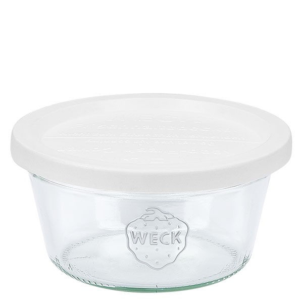 WECK 290ml Sturzglas (1/5 Liter) mit Frischhalte Deckel