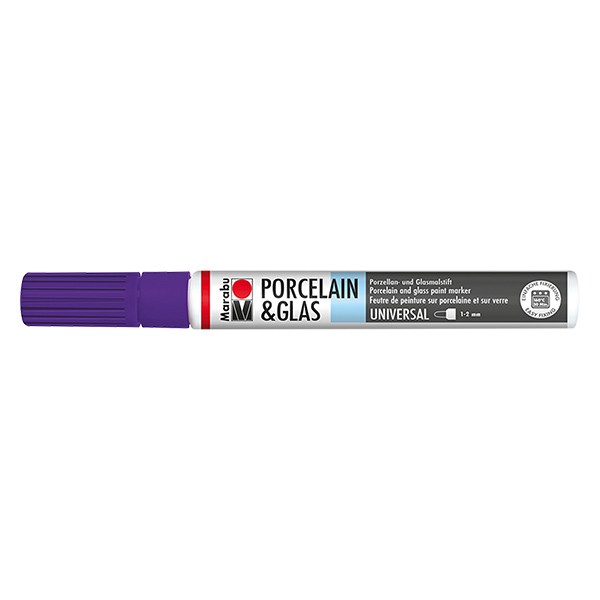 Malstift Violett 1-2mm für Glas/Porzellan