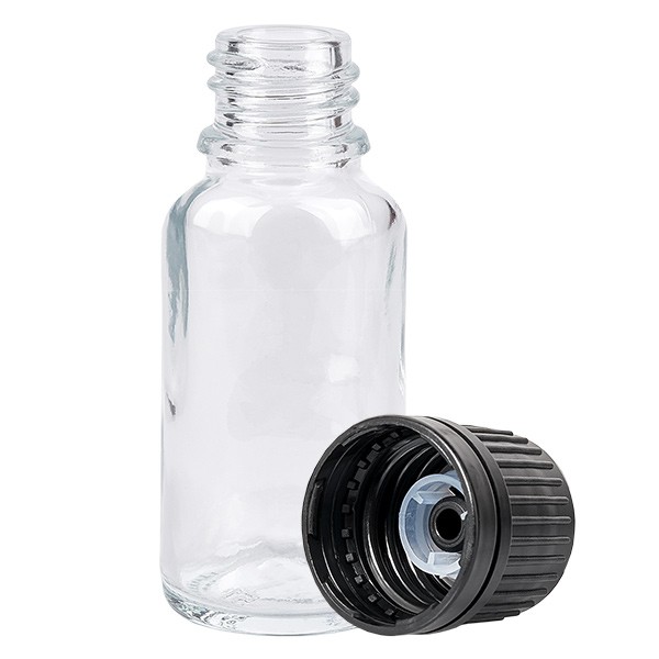 20ml (Globul)Flasche 8mm GR s. STD ClearL. UT18/20