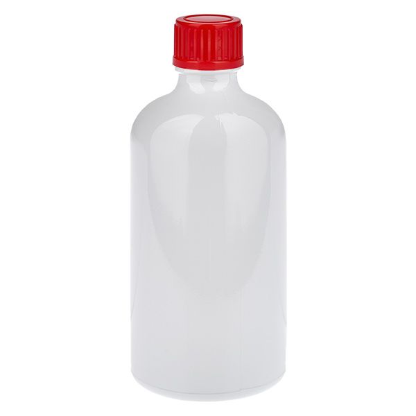 100ml Flasche 11mm Schraubverschluss rot Standard WhiteLine UT18/100