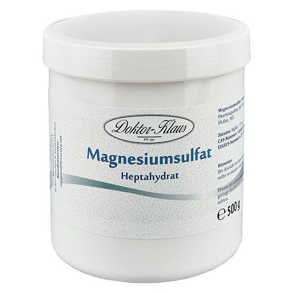Magnesiumsulfat (7-hydrat) 500g Doktor-Klaus