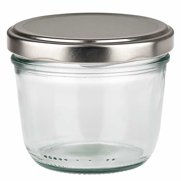 230ml Sturzglas mit BasicSeal Deckel silber UNiTWIST