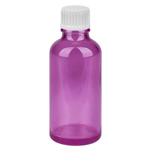 50ml Tropfflasche 0.9mm weiss Standard PurpleLine. UT18/50