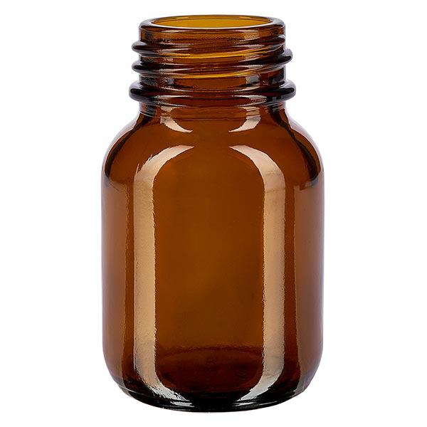 50ml Weithalsflasche Braunglas