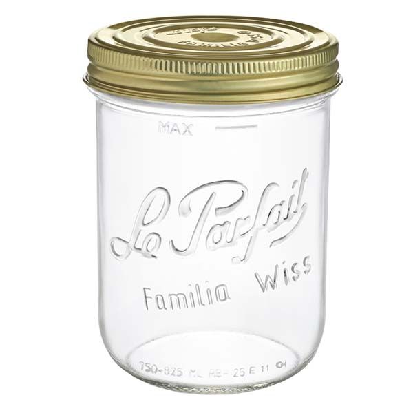 1020ml Sturzglas "Familia Wiss" 2-teiliges Deckelsystem Le P