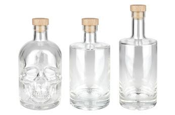 Glasflaschen mit Korken